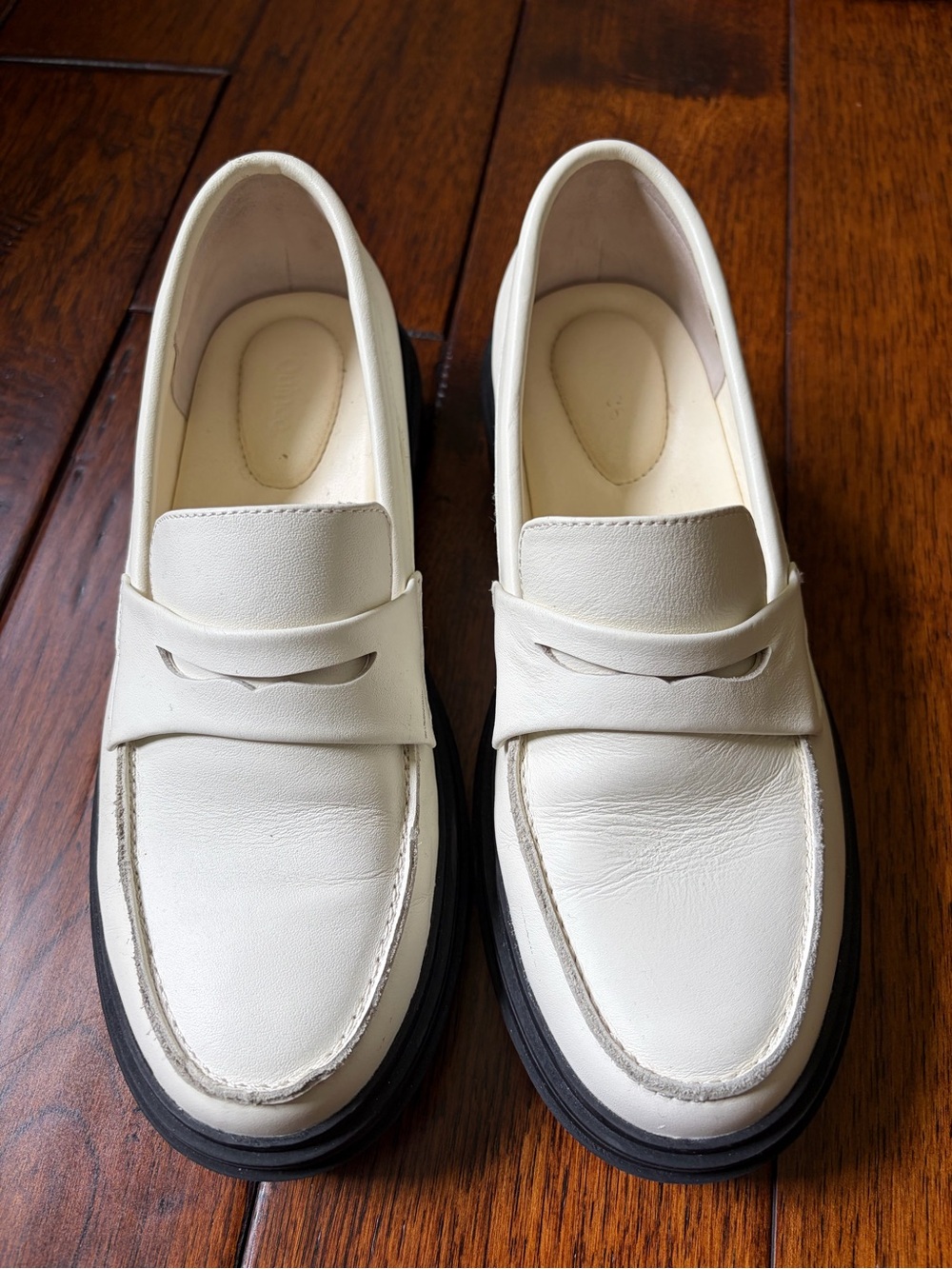 Italian Leather Lug Sole Loafer Quince